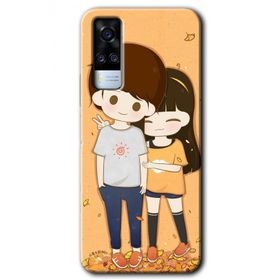 Vivo Y51 Şıpsevdi Çift Baskılı Uyumlu Silikon Kılıf
