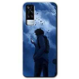 Vivo Y51 Sonbahar Yalnızlığı Baskılı Uyumlu Silikon Kılıf