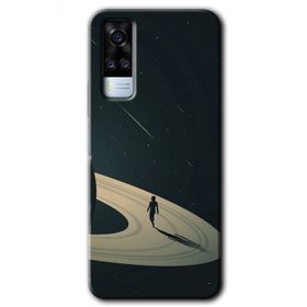 Vivo Y51 Space Planet Baskılı Uyumlu Silikon Kılıf