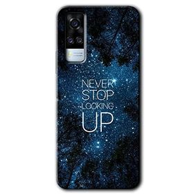 Vivo Y51 Stars Wallpaper Baskılı Uyumlu Silikon Kılıf