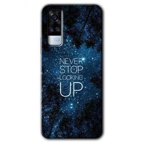 Vivo Y51 Stars Wallpaper Baskılı Uyumlu Silikon Kılıf