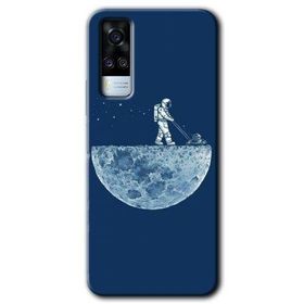 Vivo Y51 Uzay İşçisi Baskılı Uyumlu Silikon Kılıf