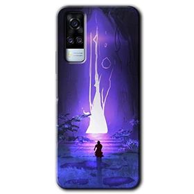 Vivo Y51 Wanderer Silhouette Baskılı Uyumlu Silikon Kılıf
