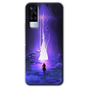 Vivo Y51 Wanderer Silhouette Baskılı Uyumlu Silikon Kılıf