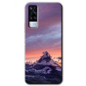 Vivo Y51 Zirve Baskılı Uyumlu Silikon Kılıf