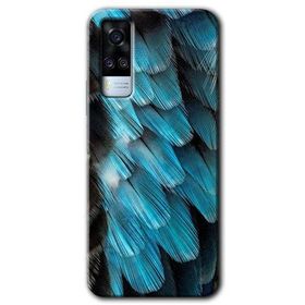 Vivo Y51A 9D Tüyler Baskılı Uyumlu Silikon Kılıf