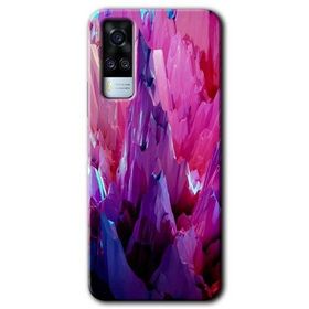 Vivo Y51A Abstraction Sharp Baskılı Uyumlu Silikon Kılıf