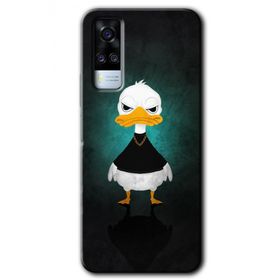 Vivo Y51A Angry Duck Baskılı Uyumlu Silikon Kılıf