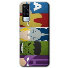 Vivo Y51A Avengers 1 Baskılı Uyumlu Silikon Kılıf