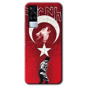 Vivo Y51A Bezdum Da Baskılı Uyumlu Silikon Kılıf