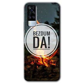 Vivo Y51A Bezdum Da Baskılı Uyumlu Silikon Kılıf