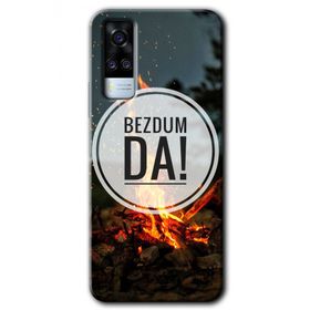 Vivo Y51A Bezdum Da Baskılı Uyumlu Silikon Kılıf