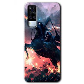 Vivo Y51A Bloodhorne Baskılı Uyumlu Silikon Kılıf