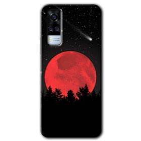 Vivo Y51A Blur Lights Baskılı Uyumlu Silikon Kılıf