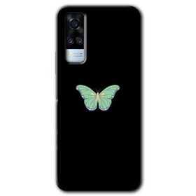 Vivo Y51A Butterfly Tree Baskılı Uyumlu Silikon Kılıf