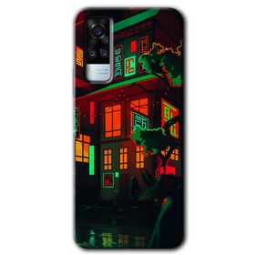Vivo Y51A China Street Baskılı Uyumlu Silikon Kılıf