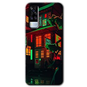 Vivo Y51A China Street Baskılı Uyumlu Silikon Kılıf