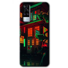 Vivo Y51A China Street Baskılı Uyumlu Silikon Kılıf