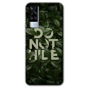Vivo Y51A Do Not Hide Baskılı Uyumlu Silikon Kılıf