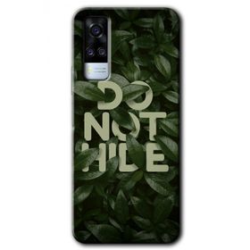 Vivo Y51A Do Not Hide Baskılı Uyumlu Silikon Kılıf