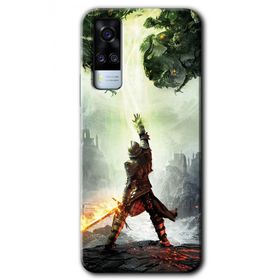 Vivo Y51A Dragon Hunter Baskılı Uyumlu Silikon Kılıf