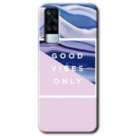 Vivo Y51A Good Vibes Baskılı Uyumlu Silikon Kılıf