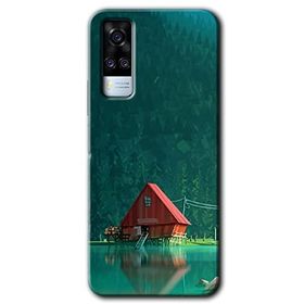 Vivo Y51A House In Woods Baskılı Uyumlu Silikon Kılıf