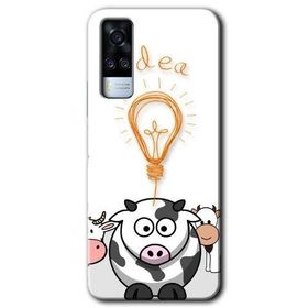 Vivo Y51A İdea Lamp Baskılı Uyumlu Silikon Kılıf