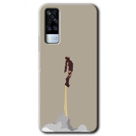 Vivo Y51A İronman Airport Baskılı Uyumlu Silikon Kılıf