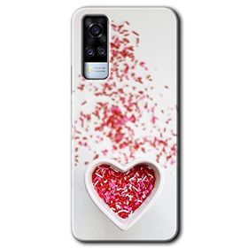 Vivo Y51A Kalpli Şekerleme Baskılı Uyumlu Silikon Kılıf