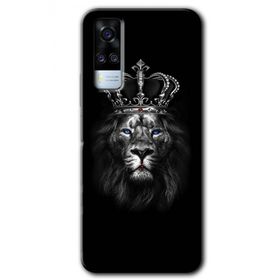 Vivo Y51A King Lion Baskılı Uyumlu Silikon Kılıf