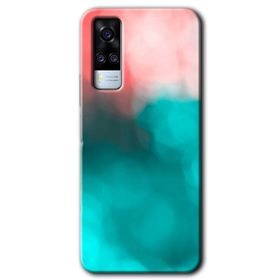 Vivo Y51A Kırmızı Gül Baskılı Uyumlu Silikon Kılıf