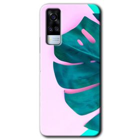 Vivo Y51A Kırmızı Gül Baskılı Uyumlu Silikon Kılıf