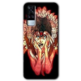 Vivo Y51A Kurt Kız Baskılı Uyumlu Silikon Kılıf