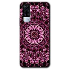 Vivo Y51A Mandala Patterns Kaleidoscope Baskılı Uyumlu Silikon Kılıf
