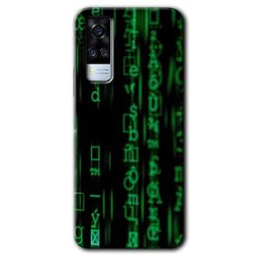 Vivo Y51A Matrix Baskılı Uyumlu Silikon Kılıf