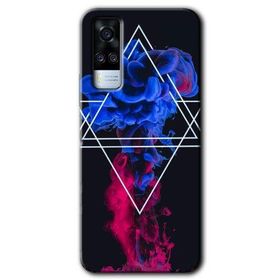Vivo Y51A Mekanik Duman 1 Baskılı Uyumlu Silikon Kılıf