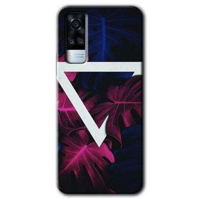 Vivo Y51A Mekanik Yaprak Baskılı Uyumlu Silikon Kılıf