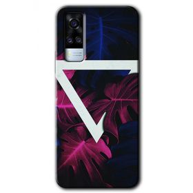 Vivo Y51A Mekanik Yaprak Baskılı Uyumlu Silikon Kılıf