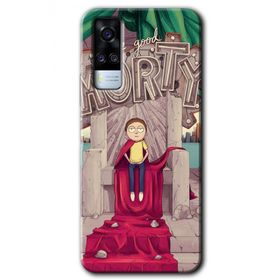 Vivo Y51A Morty Baskılı Uyumlu Silikon Kılıf