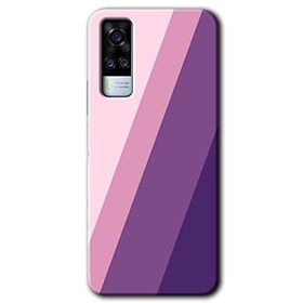 Vivo Y51A Oblique Baskılı Uyumlu Silikon Kılıf