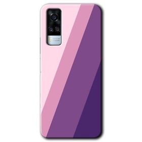 Vivo Y51A Oblique Baskılı Uyumlu Silikon Kılıf
