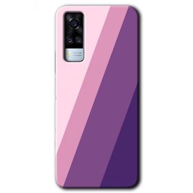 Vivo Y51A Oblique Baskılı Uyumlu Silikon Kılıf