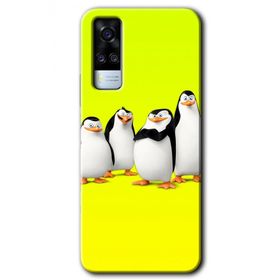 Vivo Y51A Penguenler Baskılı Uyumlu Silikon Kılıf