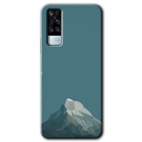 Vivo Y51A Polygon Graident 3 Baskılı Uyumlu Silikon Kılıf