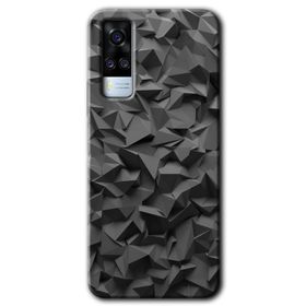 Vivo Y51A Polygon Graident 3 Baskılı Uyumlu Silikon Kılıf