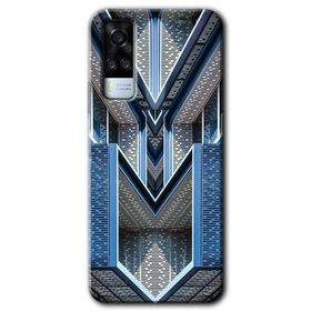 Vivo Y51A Retro Building Baskılı Uyumlu Silikon Kılıf