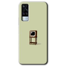 Vivo Y51A Retro TV Baskılı Uyumlu Silikon Kılıf