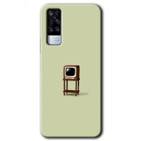 Vivo Y51A Retro TV Baskılı Uyumlu Silikon Kılıf