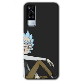 Vivo Y51A Rick Baskılı Uyumlu Silikon Kılıf